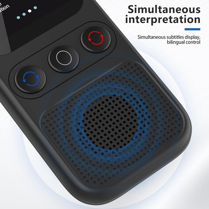 Rodxegu Store Language Translator Device, 138 Languages Supported, Instant Offline Language Translator Device, Voice Translator Offline, Portable Two-Way Real-Time Language Translator for Travel Business Learning - Image 5